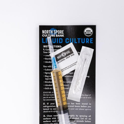 Organic Italian Oyster Mushroom Liquid Culture Syringe
